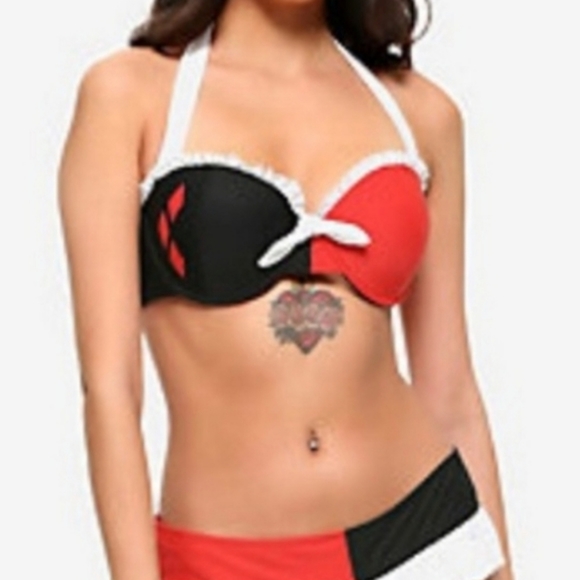 DC Comics Other - DC Comics Harley Quinn Swim Halter Bikini Top